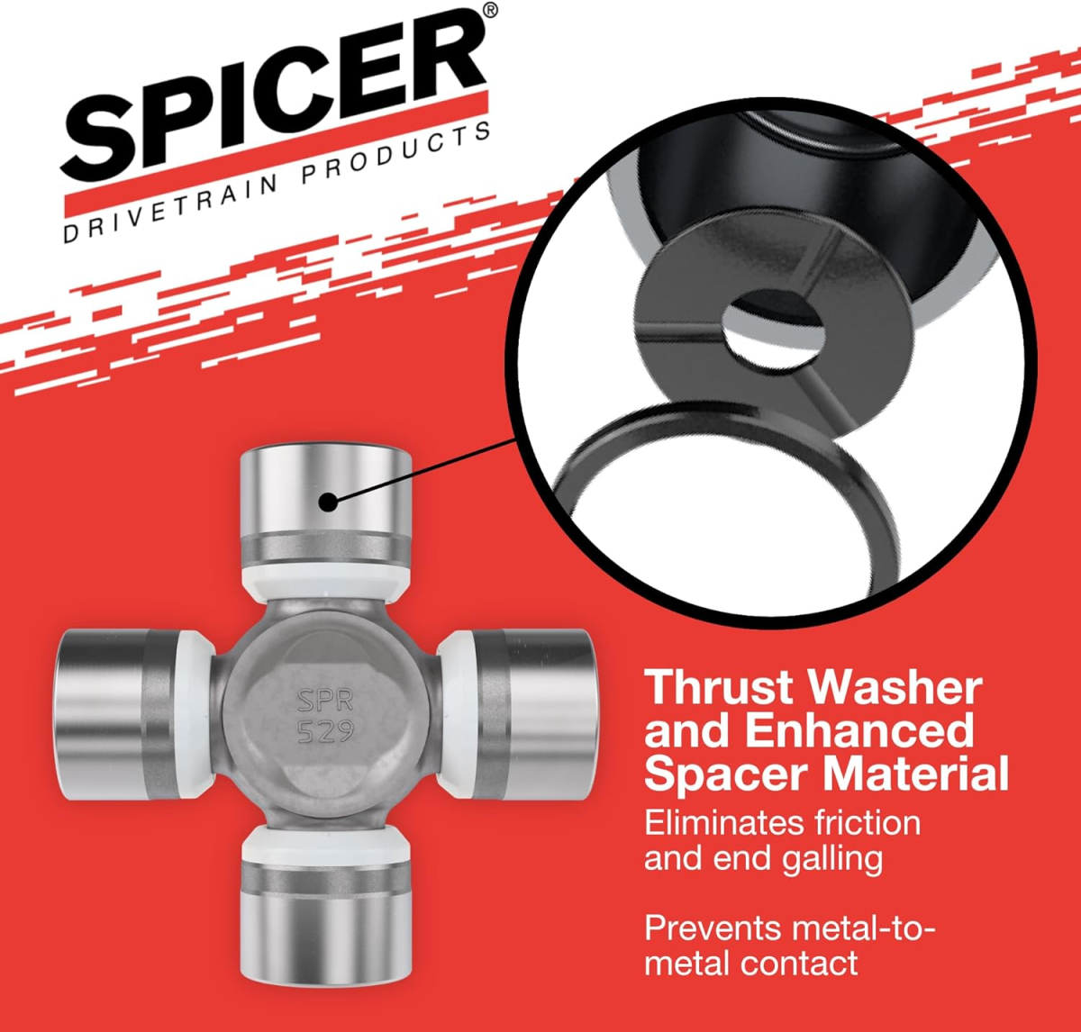 Crociera Spicer 5-760x per Semiassi Dana 30 e 44 (83x30mm)\nUniversal joint